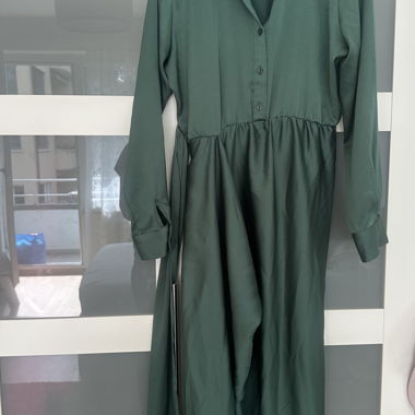 Abito camicia verde