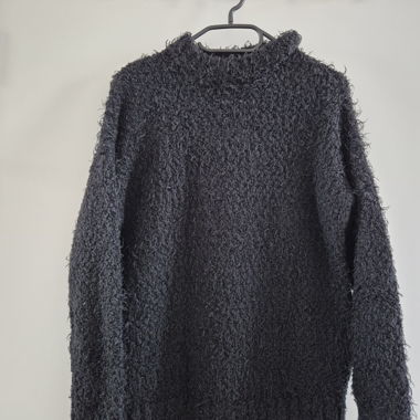 Maglione in maglia nero
