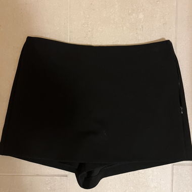 Zara black shorts skirt