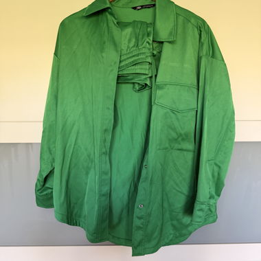 Completo Zara a due pezzi verde