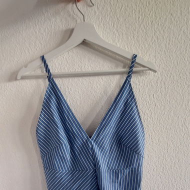 Blue stripped top 