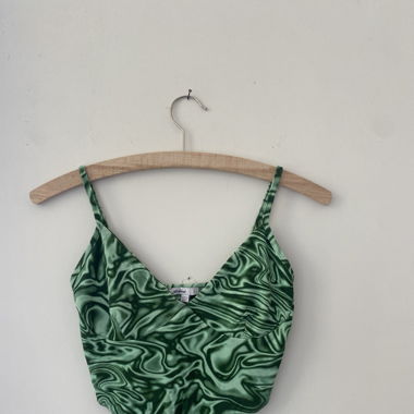 Green subdued Top