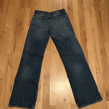 Jeans coupe large bleu foncé