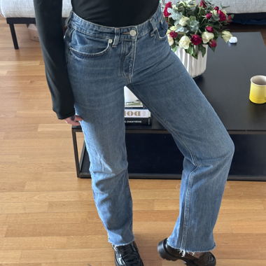 Jeans blu (100% cotone)