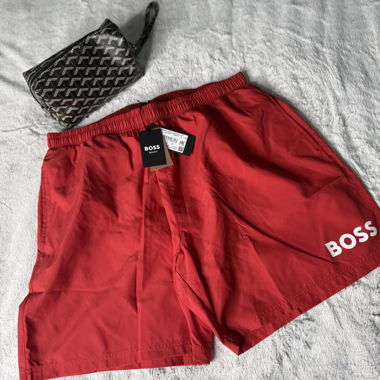 BOSS Badeshorts rot