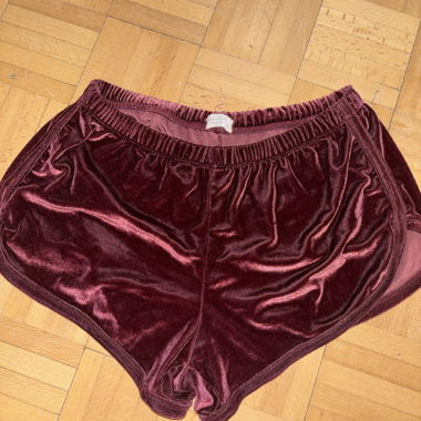 Pantaloncini lounge in velluto Brandy Melville