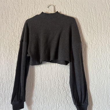 Short Ribbed Sweater