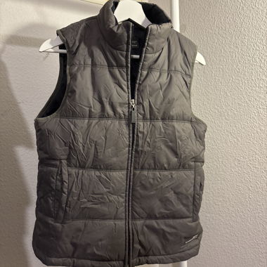 Grey Quilted Vest