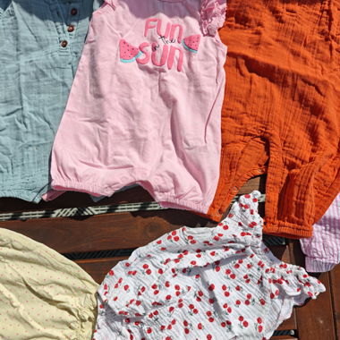 Set completo outfit estivo per bambini, taglia 68