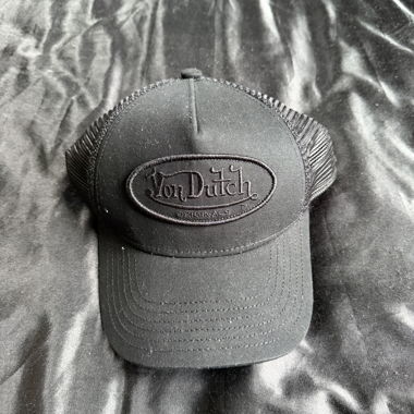 Schwarze Von-Dutch-Baseballcap