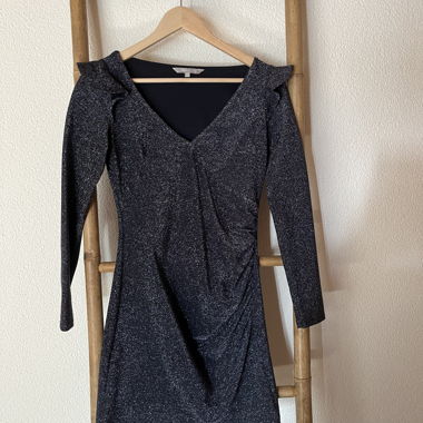 robe cocktail courte scintillante de créateur