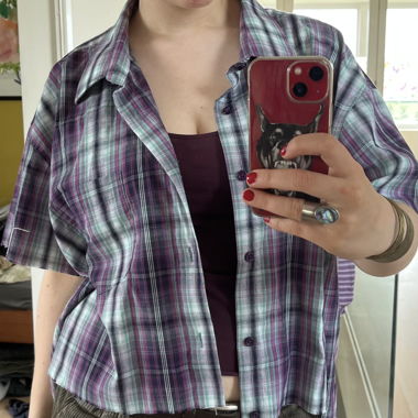 cropped Flannel