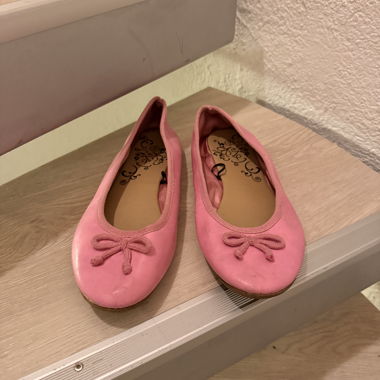 Pink Ballerinas mit Schleife