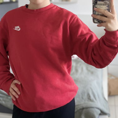 Felpa Nike rossa