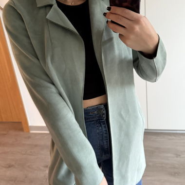 Veste légère vert menthe