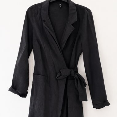 Robe avec pantalon noir/gris