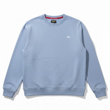 Sweatshirt Alpha Industries bleu clair col rond XL