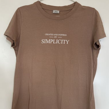 T-shirt Marron Pimkie avec Imprimé