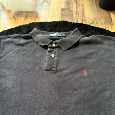RALPH LAUREN POLOSHIRT DUNKELBLAU LOGO - GRÖSSE XL