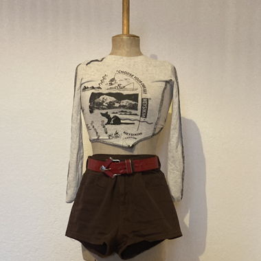 Langarm Shirt Bauchfrei