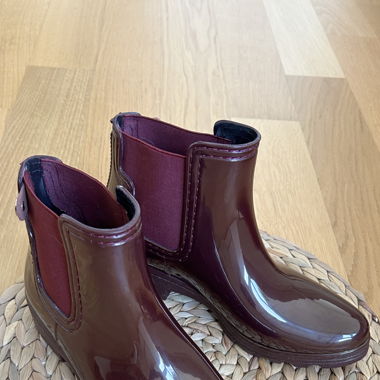 Regenstiefel Bordeaux Rot