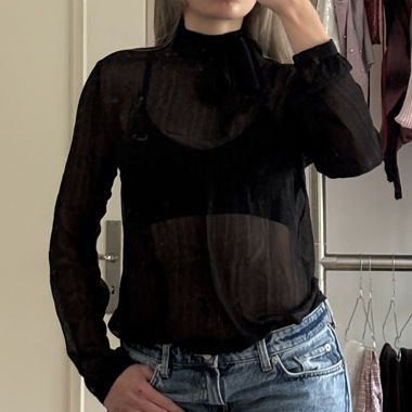 Black Transparent Top