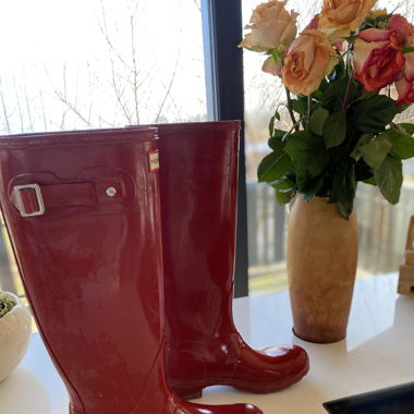 Bottes Hunter rouge