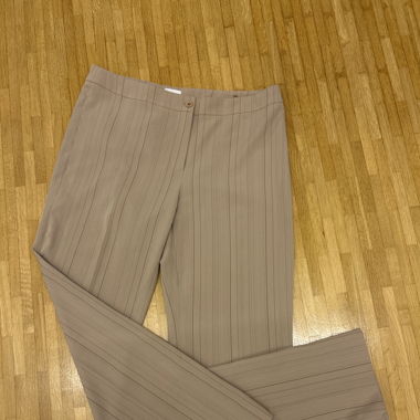 Beige pin-stripe Hosen