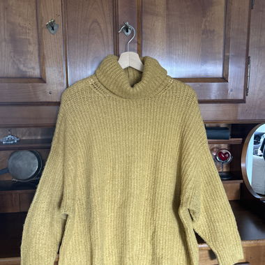 Yellow Turtleneck Sweater