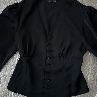 Black SHEIN Blouse