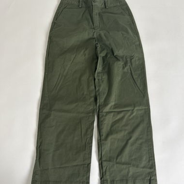 Pantalon décontracté vert olive
