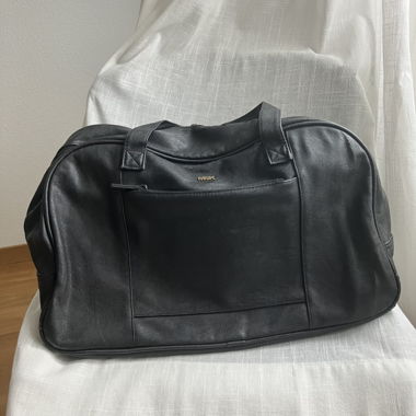 Schwarze Weekender Bag