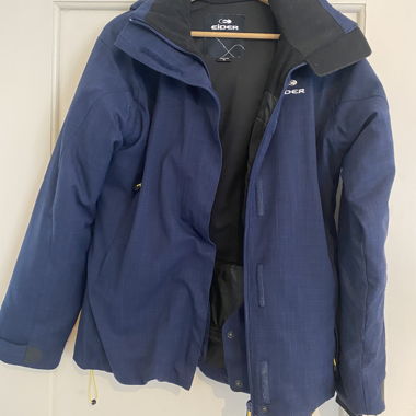Blue ski jacket