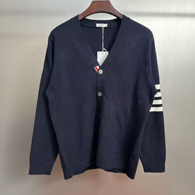 Felpa Thom Browne Engineered 4-Bar Navy