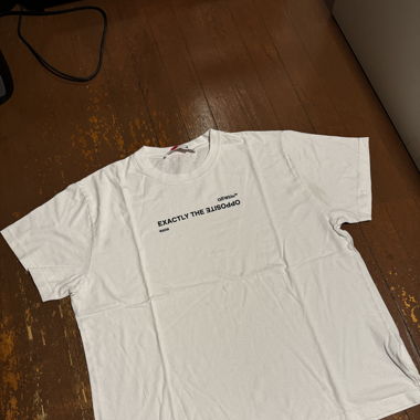 Off White Seasonal Spiral Opp Tee