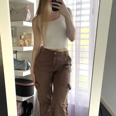 Brown Cargo Pants