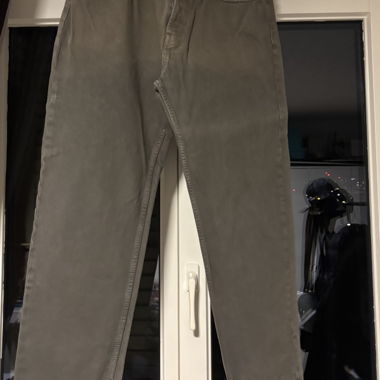 Jeans zara vert kaki