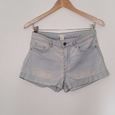 Mini-short en jeans clair