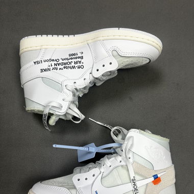 Jordan 1 Off White Retro Weiss