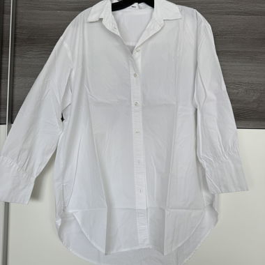 Weisses MNG-Oversize-Hemd Grösse S