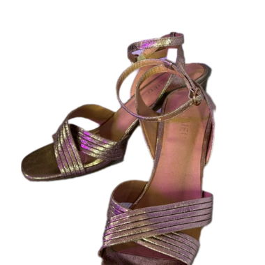 Sandales à talons Dorées