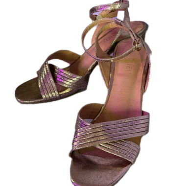 Sandales à talons Dorées