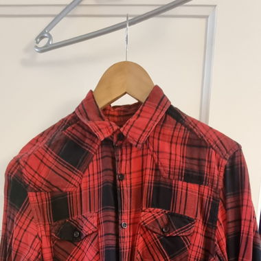 Hemd karo langärmlig