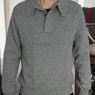 Grey wool jumper from dunhill