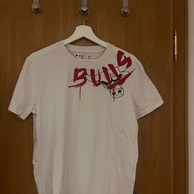 Weisses Chicago Bulls NBA T-Shirt