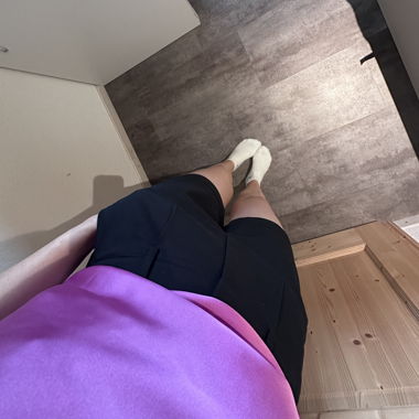 Schwarze Shorts