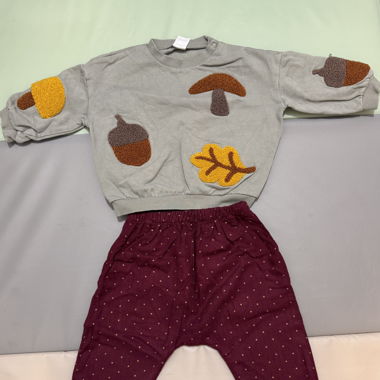 Set Autumn kids outfit 9-12 Months 