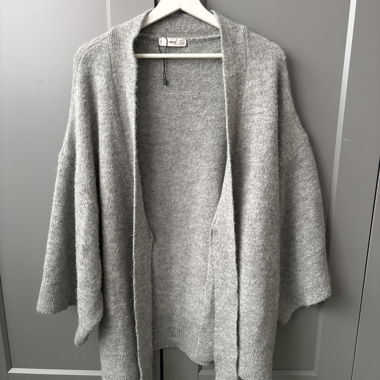 Veste en maille MNG grise