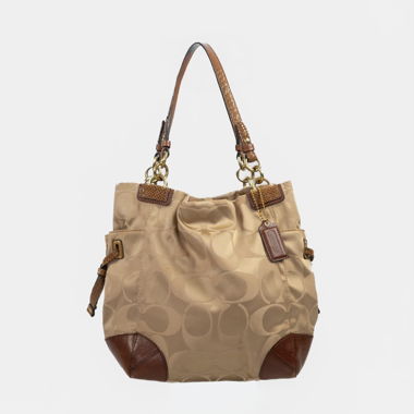 Sac à bandoulière signature Coach vintage