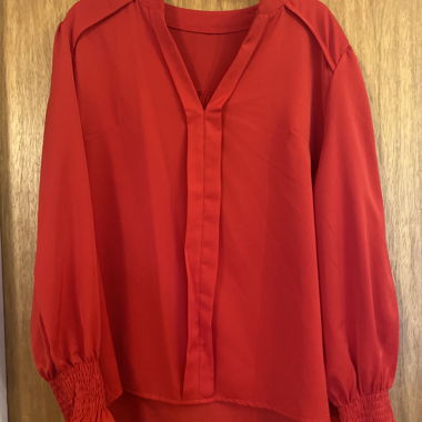 Blouse rouge